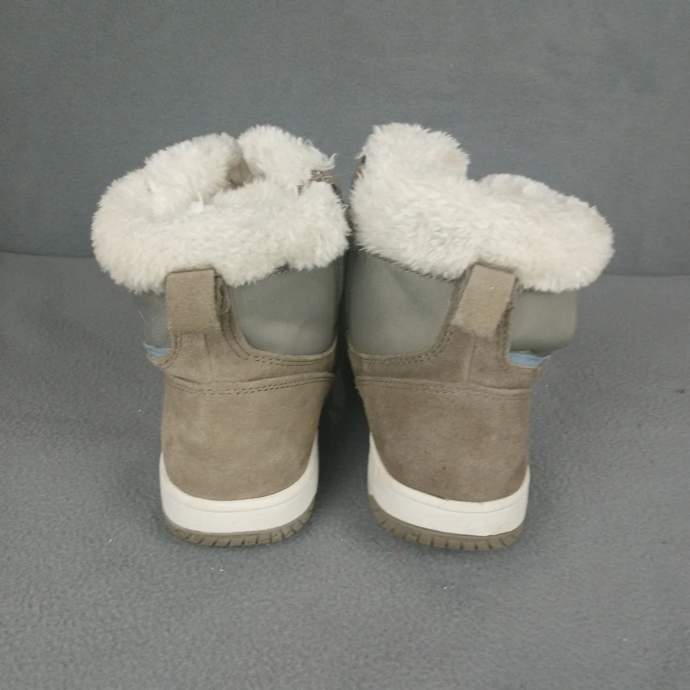 Waterproof Vintage Chloe 1412964 Snow Boot Womens 10M Brown Faux Fur Side Zip